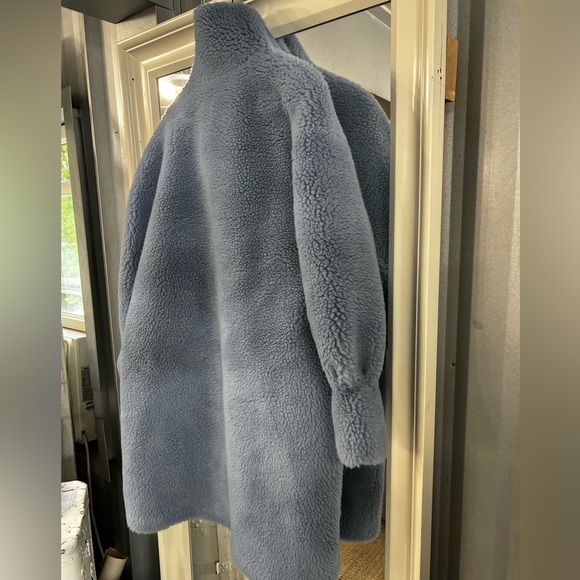 PRIV blue teddy coat - Picture 2 of 2